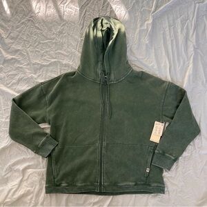 NWT LIV Outdoor Birch green zip up hoodie // Size L